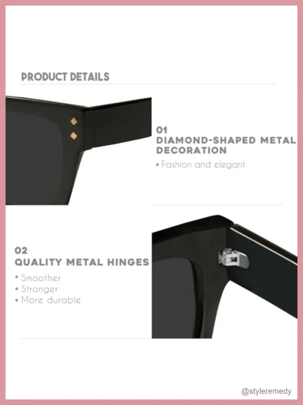 Oversized Square Polarized Sunglasses Women